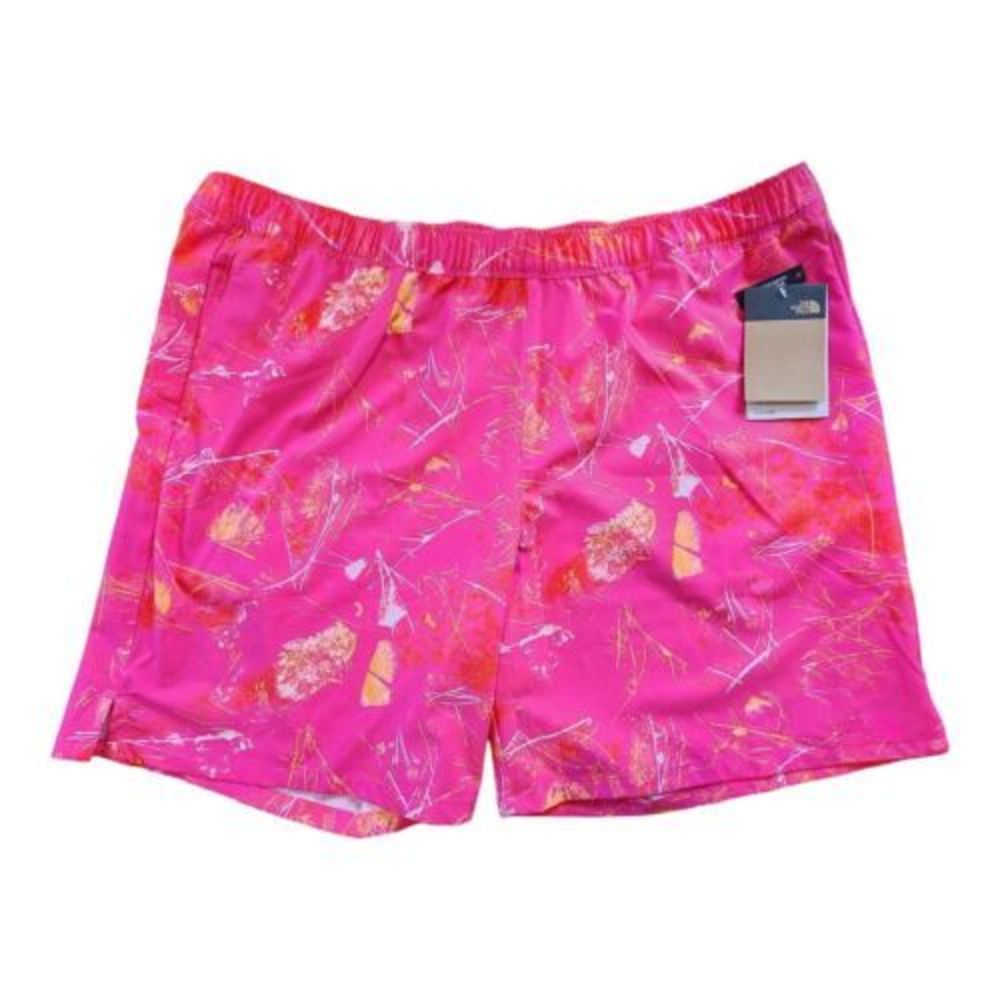 The North Face Men's Wander Short Size XXL Regular‎ Pink Glo Valley Print NWT